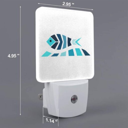 Night Light Set Of 2, A Blue And White Fish With A Yellow Eye. -Nuas Diy Shop 00b31d06779e4ec08cf7be6b658643f7a16f394c