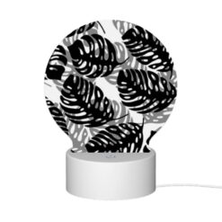 Round Acrylic Night Light, A Pattern Of Black And White Zebra Stripes. -Nuas Diy Shop 00b9d109040bcc99c7507e67e239afd472224107