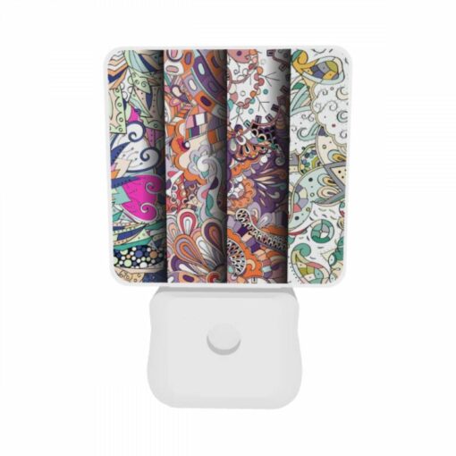 Night Light Set Of 2, Four Different Colored Paintings Of Flowers. -Nuas Diy Shop 00f04c8676ee6f13e6cd5aacab937b9aea18018a