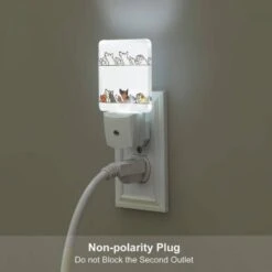 Night Light, A Line Of Dogs And A Cat Are Shown In A Cartoon Drawing. 5 Night Light, A Line Of Dogs And A Cat Are Shown In A Cartoon Drawing. -Nuas Diy Shop 0130e5c44291b48db712dae2405c5ad2f143ac4c