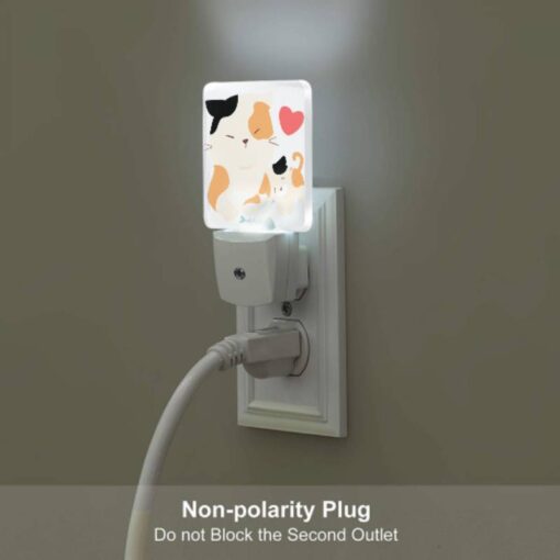 Night Light Set Of 2, A Cat And A Kitten Are Sitting Together. -Nuas Diy Shop 017eba9a00a25704a26853051d4c5c2572a69fc6