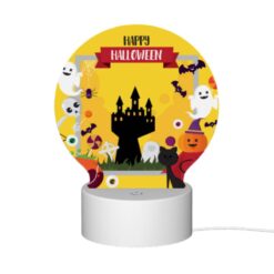 Round Acrylic Night Light, A Colorful Halloween Scene With A Castle -Nuas Diy Shop 01a953dc96610dd305935ff3fe11b039758b847f