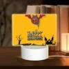 Rectangular Acrylic Night Light, A Halloween Banner With A Bat And A Pumpkin. -Nuas Diy Shop 021b441af749af38e1788301b9b581e8a11779ae
