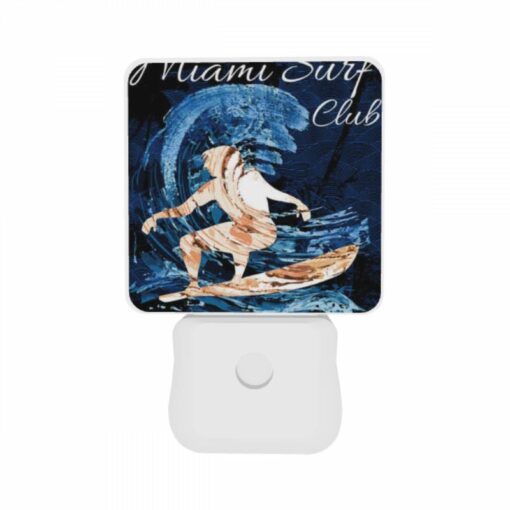 Night Light Set Of 2, A Surfer Is Riding A Wave On A Surfboard. -Nuas Diy Shop 03cb18aecf9de5640bd8693fe09ca3badfe43702