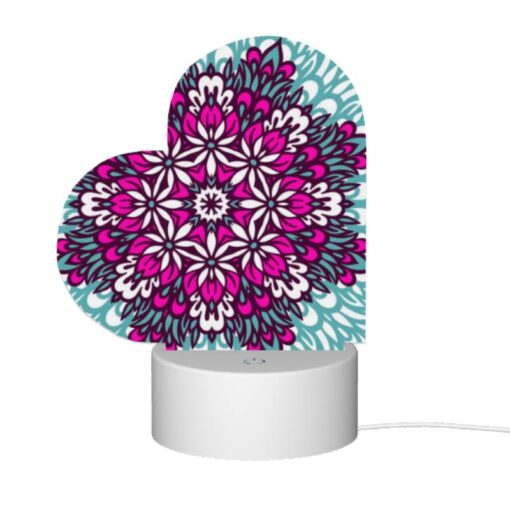 Love Acrylic Night Light, A Colorful Flower Design With Pink And Purple Hues. -Nuas Diy Shop 03f3b903b92c0e1d019933767a590f929d13c3dc