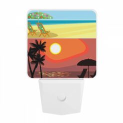 Night Light, A Beach Scene With A Sunset -Nuas Diy Shop 042fe9b6f6cc9e798f63e27223bb694b4f7e2ca8