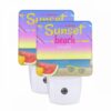 Night Light Set Of 2, A Colorful Beach Party Advertisement With A Watermelon -Nuas Diy Shop 04518eab8cd0529e9cc4ff35db72f49287442679