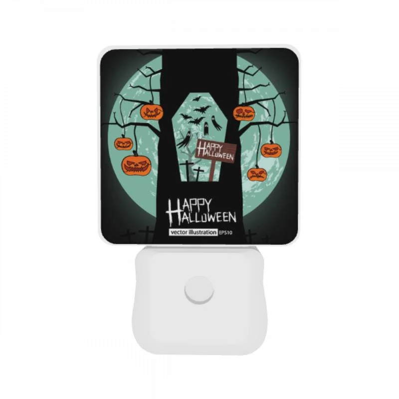 Night Light Set of 2, A tree with a sign that says Happy Halloween. Night Light Set Of 2, A Tree With A Sign That Says Happy Halloween. -Nuas Diy Shop 046b2a63247af79ab0e4fbf6161b724bd7f0f9ac