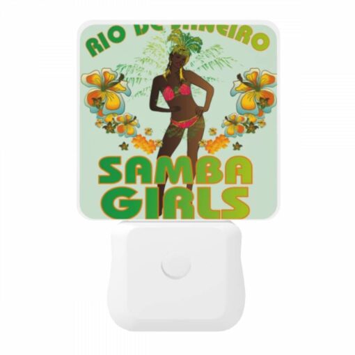 Night Light, A Woman In A Bikini Is Posing For A Poster Advertising Rio De Janeiro. -Nuas Diy Shop 050537e7113cb1b81f5b282fdbf79769317a961c