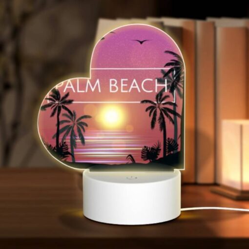 Love Acrylic Night Light, A Sunset Over The Ocean With A Beach Scene. -Nuas Diy Shop 056ecf35d1ccdcd3e753b0a813f5209bb939c78b