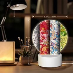 Round Acrylic Night Light, Four Different Colored Designs Of A Tree. -Nuas Diy Shop 0570c08e8969b6079fba059228d1c172af32827d