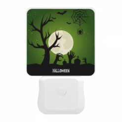 Night Light, A Spooky Halloween Scene With A Full Moon And Bats. -Nuas Diy Shop 05dea4aaa3a4fd03f18289b8b7d05f8658162448