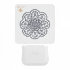 Night Light, A Black And White Design Of A Flower. -Nuas Diy Shop 06551400bfc4752b7aeb72b0fa9a490905e27f11
