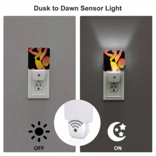 Night Light Set Of 2, A Woman Wearing A Bikini Is Posing For A Picture. -Nuas Diy Shop 07c35760d8a21f8355c1664f77199af80951ea90