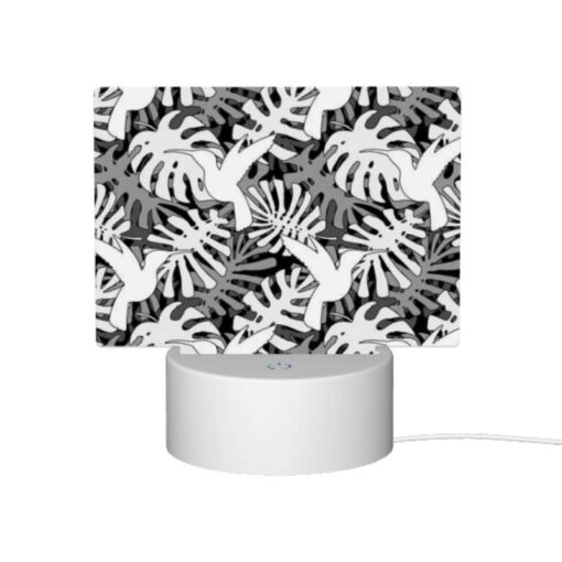 Rectangular Acrylic Night Light, A Pattern Of Hands And Birds On A Black And White Background. -Nuas Diy Shop 07f65fcf3d2e8c5ea701c6dda167c2c9ab95d50f