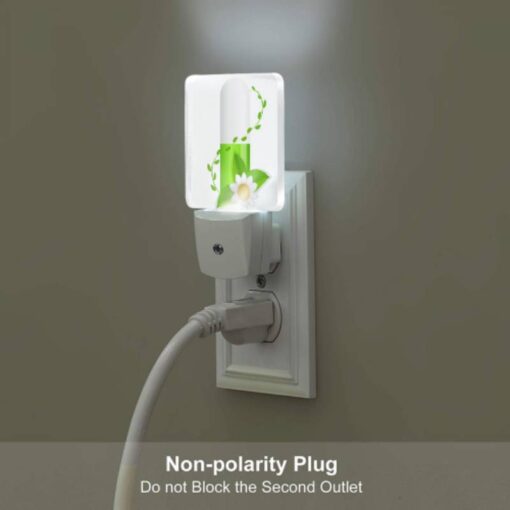Night Light Set Of 2, A Green Pill With A Flower On It. -Nuas Diy Shop 08a25c78363d0533b8ec4cec9ae683a0f74a08d4