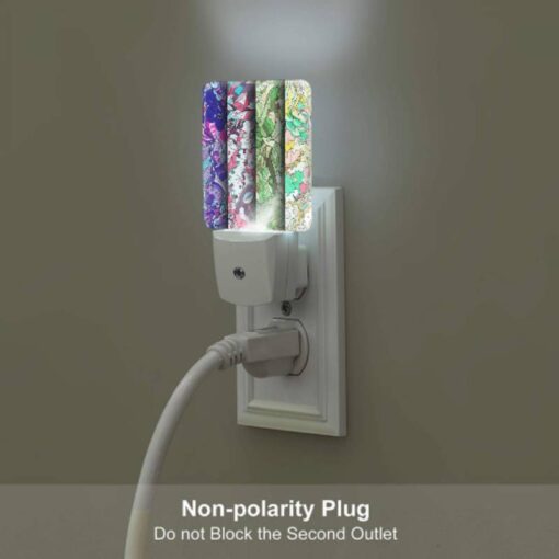 Night Light Set Of 2, Four Different Colored Designs Of A Clock. -Nuas Diy Shop 0959b6f9e35923859c4a8dd6bbc896404aab7a2f