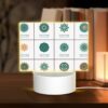 Rectangular Acrylic Night Light, A Collection Of Different Colored Geometric Shapes. -Nuas Diy Shop 09f99a9d8011cc8850cb9381ae67069e2f5d9d05