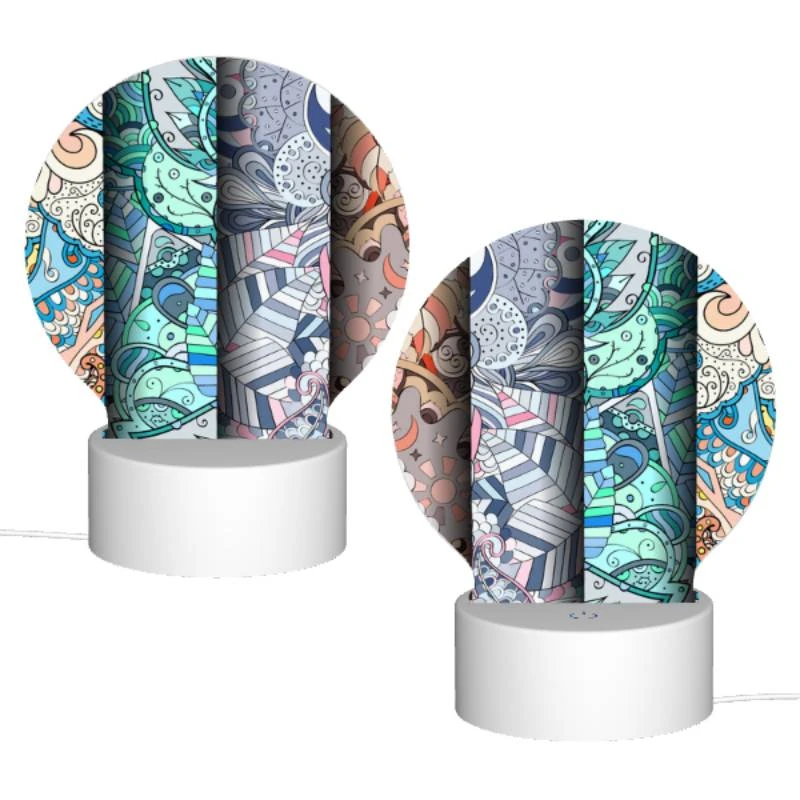 Round Acrylic Night Light, Three different colored paintings of flowers. Round Acrylic Night Light, Three Different Colored Paintings Of Flowers. -Nuas Diy Shop 0a02564e3400a4d2e7584b98feb6af150da659e2