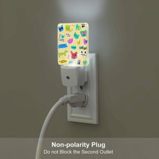 Night Light, A Collection Of Stickers Featuring Cats And Dogs. -Nuas Diy Shop 0a18ca83fbc9760c7aceb227b613a71588cee4f1