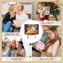 Rectangular Acrylic Night Light, A Surfboard Logo For San Diego -Nuas Diy Shop 0a3d5241656b9da727c1c0ee8e86bb33c194cfac