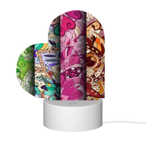 Love Acrylic Night Light, Four Different Colored Designs Of Swirls And Patterns. -Nuas Diy Shop 0a75be7fd06cdc2555ad993d3d6cbf7bedbb9135
