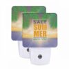 Night Light Set Of 2, A Sale Sign For Summer Is Displayed On A Beach. -Nuas Diy Shop 0abfbb9a0583deb29478bd239f726b4559d9e21d