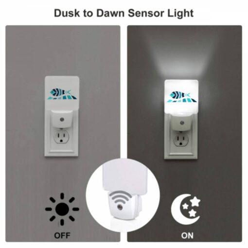 Night Light Set Of 2, A Blue And White Fish With A Yellow Eye. -Nuas Diy Shop 0b2a4f53753d6c87cf0df9db716c70aa2b4ea372