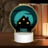 Round Acrylic Night Light, A House With A Blue Moon And Bats Flying Around It. -Nuas Diy Shop 0b72adbc08a9d6abeaaeaf66d3d48b83d33ac687