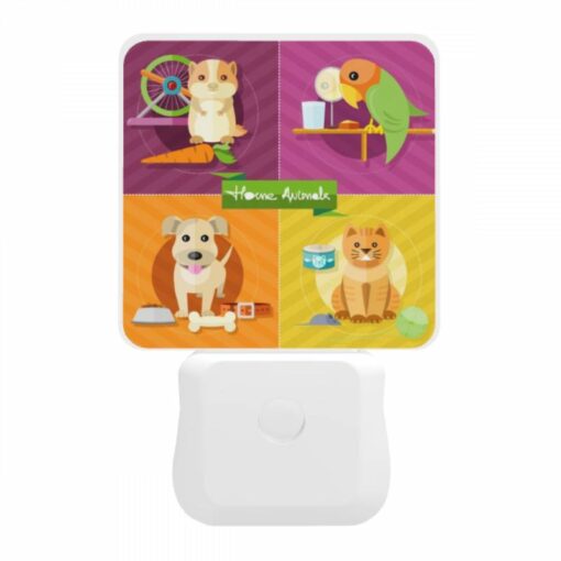 Night Light, Four Different Animals Are Shown In A Row -Nuas Diy Shop 0b839f1e232ac095f5df0c39e4dbce6cbc85bf8c