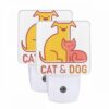 Night Light Set Of 2, A Yellow Dog And A Red Cat Sitting Together. -Nuas Diy Shop 0b8ecffaf1e95ef43a5ab46db7aed500857de341