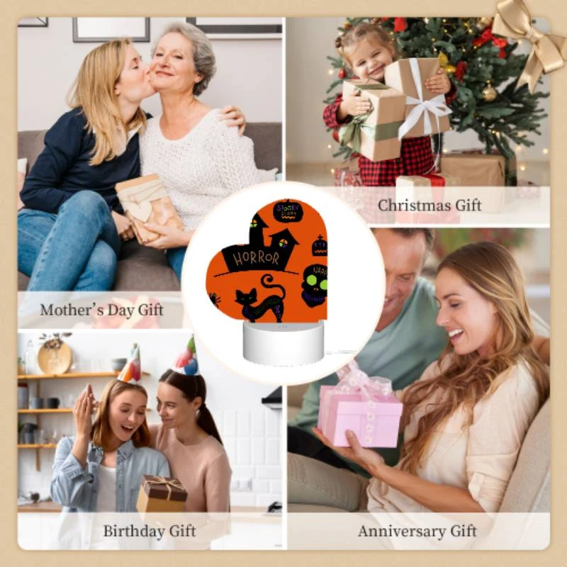 Love Acrylic Night Light, A Halloween themed poster with a cat and a skull. Love Acrylic Night Light, A Halloween Themed Poster With A Cat And A Skull. -Nuas Diy Shop 0d4cb6a1b59ce52785693263079eeb563358983f