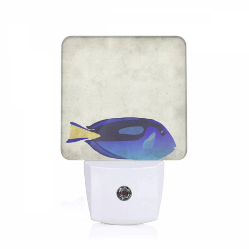 Night Light, A blue and yellow fish is shown in a cartoon style. Night Light, A Blue And Yellow Fish Is Shown In A Cartoon Style. -Nuas Diy Shop 0dbdb96467e74d36cc500806b7a5c716b211299b