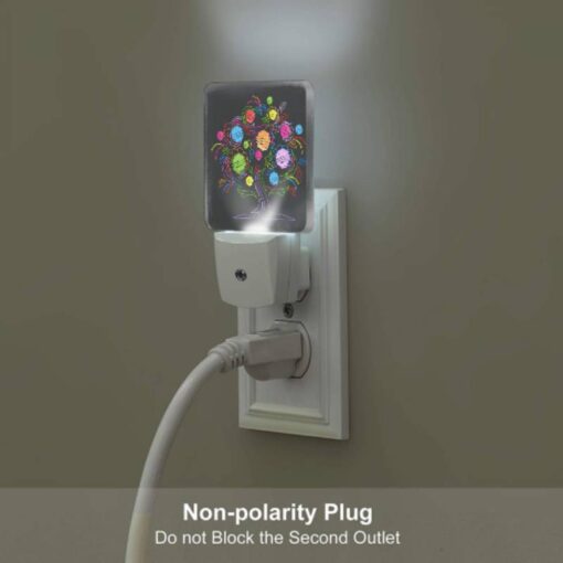 Night Light Set Of 2, A Colorful Tree With Many Flowers. -Nuas Diy Shop 0e20b6b6b9368b0953396b9e95ec3844afc779a8