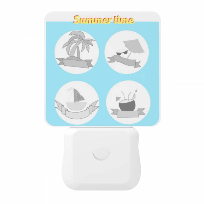 Night Light, Four different beach items are shown in a circle. Night Light, Four Different Beach Items Are Shown In A Circle. -Nuas Diy Shop 0e326ba65596ffc9765a32ed00d54f85abc0d8f9