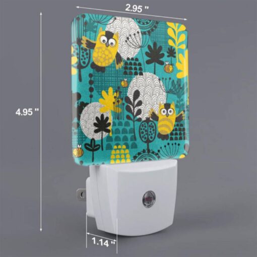 Night Light, A Colorful Cartoon Of A Forest With Various Animals -Nuas Diy Shop 0eedd46af4a71317977a0e3e0d53f16aff85920c