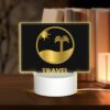 Rectangular Acrylic Night Light, A Logo For A Travel Company. -Nuas Diy Shop 101bdd1d6016e81c9dbf27b71246431434ac6e9c