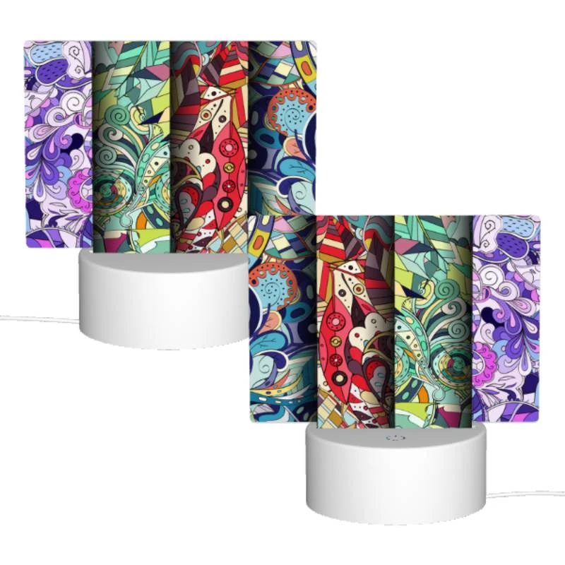 Rectangular Acrylic Night Light, Three colorful designs are displayed side by side. Rectangular Acrylic Night Light, Three Colorful Designs Are Displayed Side By Side. -Nuas Diy Shop 10adff659d381d12468710a53e5c0e955dd5db9a
