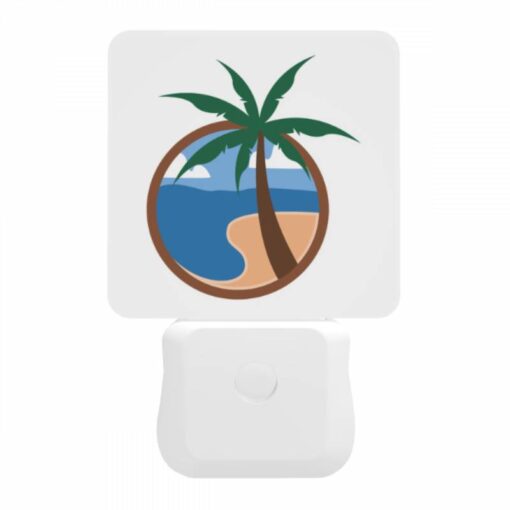 Night Light, A Picture Of A Palm Tree On A Beach. -Nuas Diy Shop 10b04d82e34a23dbe2f0e6f939e69a3a9750adac