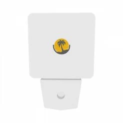 Night Light Set Of 2, A Yellow And Black Logo Of A Palm Tree On A White Background. -Nuas Diy Shop 10d95faece03017a4a663c6b0c0ce99312593e81