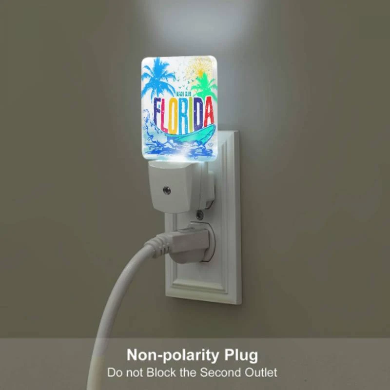 Night Light Set of 2, A colorful advertisement for a beach club in Florida. Night Light Set Of 2, A Colorful Advertisement For A Beach Club In Florida. -Nuas Diy Shop 10e254ccf047bce0b0cd71e781e1a34726cb16a8