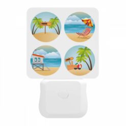 Night Light, Four Different Beach Scenes With A Miami Sign In Each. -Nuas Diy Shop 11e1a29727cedaa3dfa20f53845d42537126c909