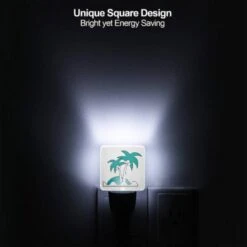 Night Light, A Drawing Of Two Palm Trees On A White Background. 6 Night Light, A Drawing Of Two Palm Trees On A White Background. -Nuas Diy Shop 139aa70aafb9fd9cf2c20268e46cbec2babdc95d