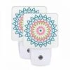 Night Light Set Of 2, A Colorful Flower Design With A Pink And Green Center. 1 Night Light Set Of 2, A Colorful Flower Design With A Pink And Green Center. -Nuas Diy Shop 140555b3110821036b2b54cefbf6c3efe0ce69e6