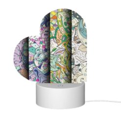 Love Acrylic Night Light, Four Different Colored Paintings Of Flowers. -Nuas Diy Shop 145eb5f2bc3f3097504197b801565d1771ba71af