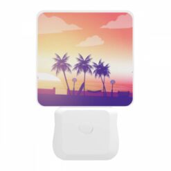 Night Light, A Sunset With Palm Trees In The Background. -Nuas Diy Shop 149e4bd12ecf6e154c6ef73bbc85026ed31a4a9e