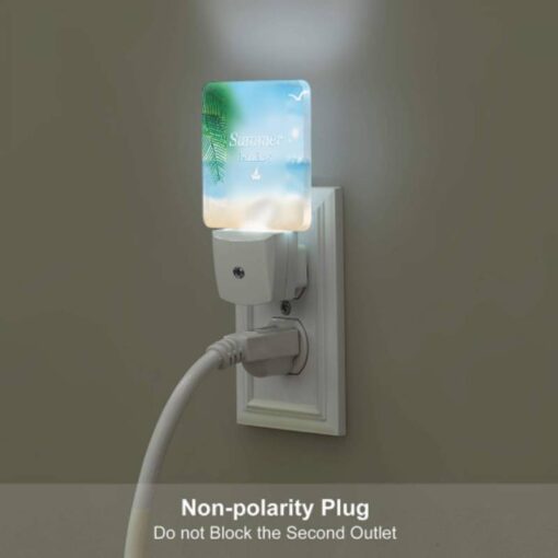 Night Light Set Of 2, A Picture Of A Beach With A Boat And Palm Trees. -Nuas Diy Shop 14b3c29f4a5035453e559736f502e7c4597e329a