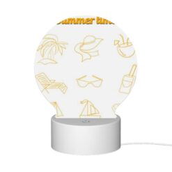 Round Acrylic Night Light, A Collection Of Summer Time Icons. -Nuas Diy Shop 14b8f38a565ca93160cd3aa3b12475ff3a3c60f4