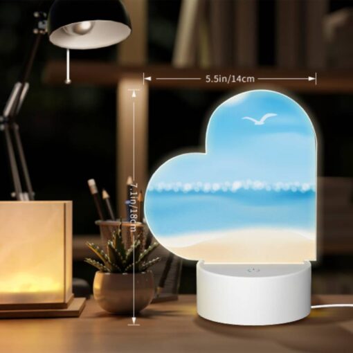 Love Acrylic Night Light, A Beautiful Beach Scene With A Blue Sky -Nuas Diy Shop 14c8602d6441f58c9c88bf34e1fa0c1e62343edb