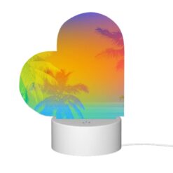 Love Acrylic Night Light, A Colorful Sunset With Palm Trees In The Background. -Nuas Diy Shop 1557b003a6d373b4a1ae36f223ccc8d7c640b6fc